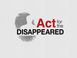 Act for the disappeared - Logo