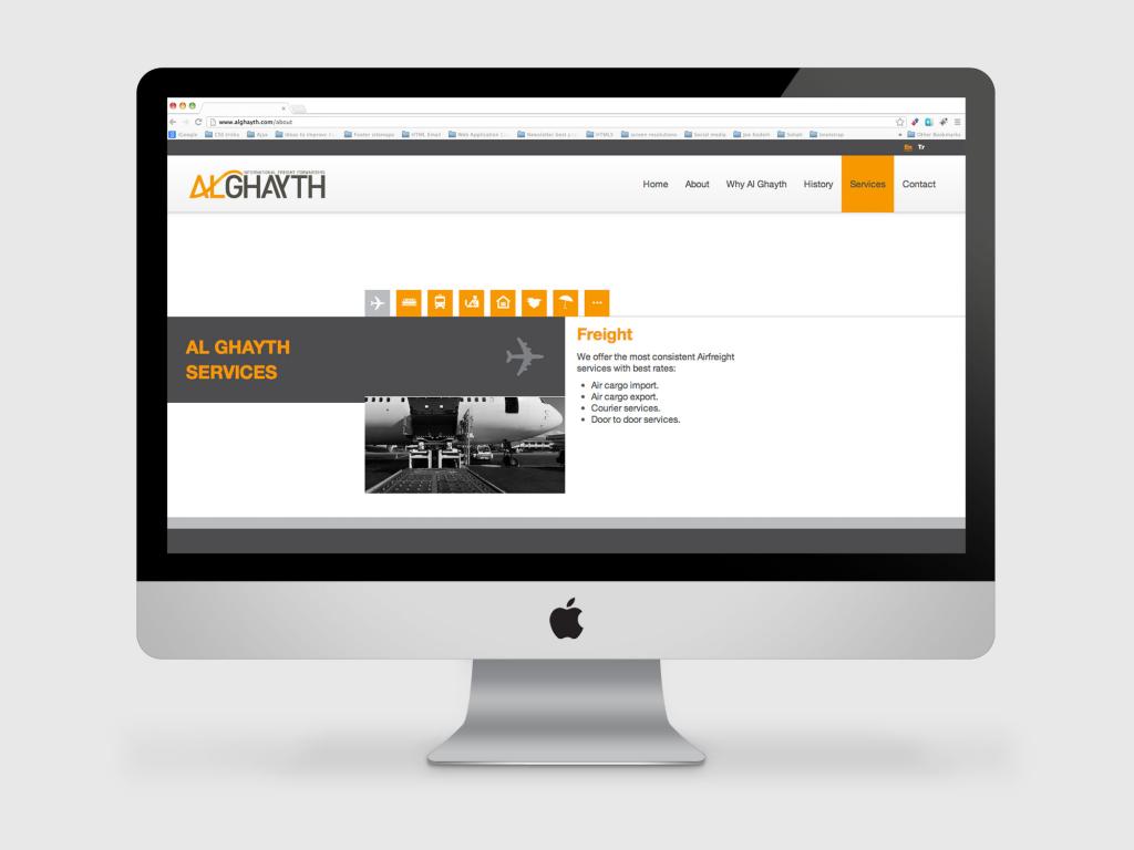 Al Ghayth Website Design