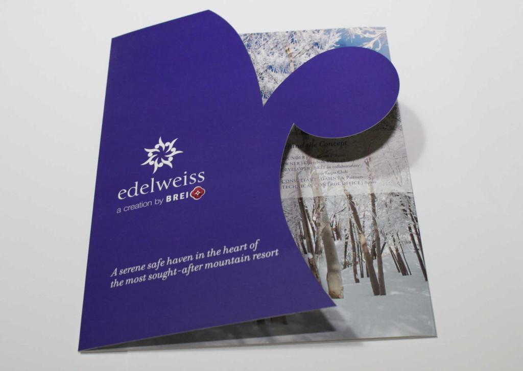 Edelweiss pamphlet design